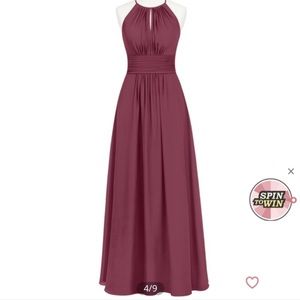 Azazie Mulberry Bonnie Bridesmaid Dress